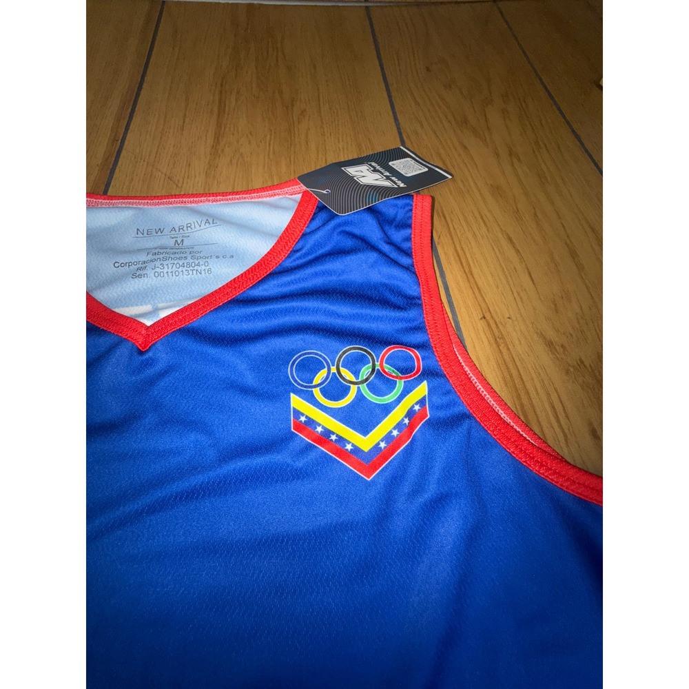 Venezuela‎ Olympic Team Sleeveless Jersey Tank Top Blue Medium - Picture 4 of 15